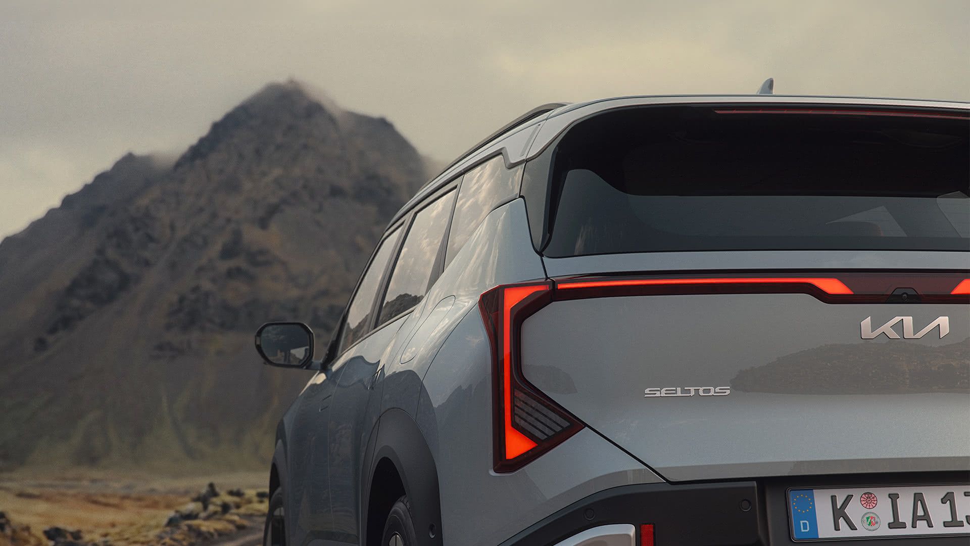 Kia Seltos achterlichten detail