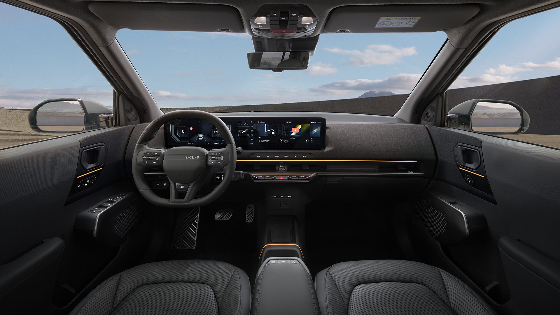 Kia EV2 Black-Line interieur