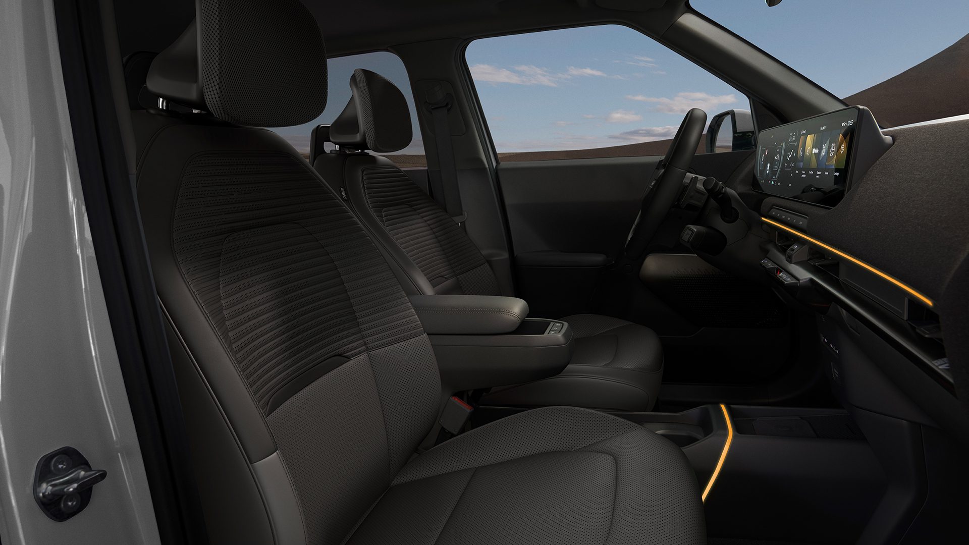 Kia EV2 Black-Line interieur